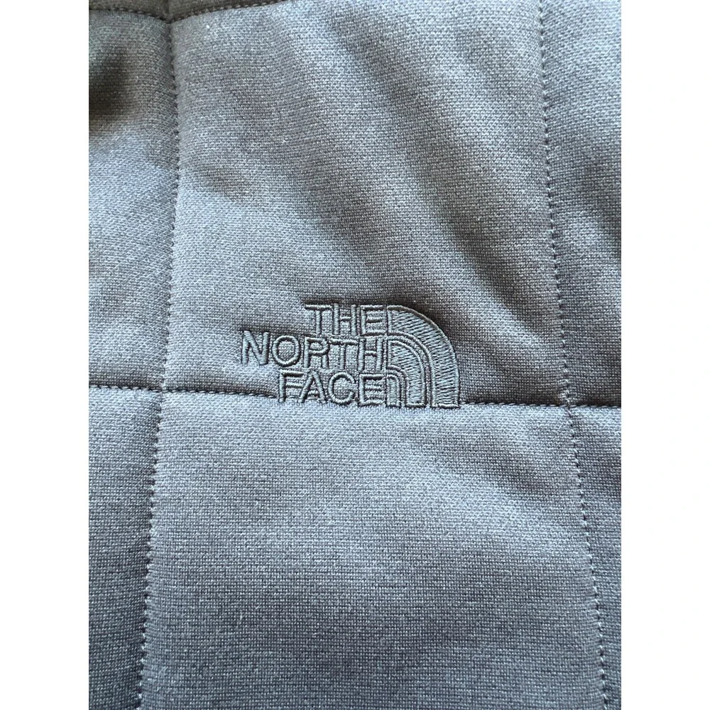 The North Face Reversible Jacket Mens XL Black Gray Camo Black Full Zip Outdoor